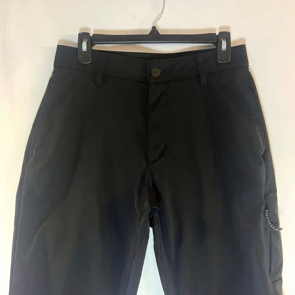 Hurley Men’s Pants Black Jet Set Tech 32W Slim Tapered Stretch Size 32